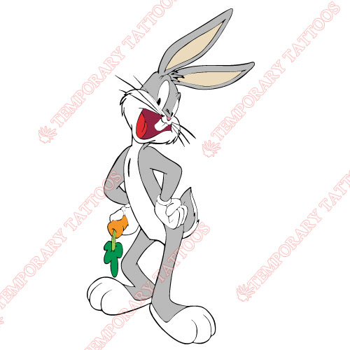 Bugs Bunny Customize Temporary Tattoos Stickers NO.645